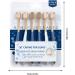 Rissunkv Soft Toothbrush Six-Pack | Extra Soft Bristles for Gum Health | Ultra-Like Wide Head Design for Adults | International Shipping Available - Buy Online on SooperMarket.com