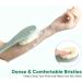Long Handle Exfoliating Back Shower Brush - Dark Green Body Scrubber - Buy Online on SooperMarket.com