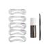MCoBeauty Medium Brown Brow Kit - Sculpt & Shape Brows Easily - Matte Finish Pomade - Includes Reusable Stencils - Buy Online on SooperMarket.com