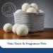 Cosy House Collection Wool Dryer Balls 3-Pack - Eco-Friendly Fabric Softener - Reusable & Long Lasting - Softens Clothes Naturally - Saves Time & Energy - White - Buy Online on SooperMarket.com