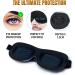Samadhaan 3D Sleep Mask Deep Orbit - Ultra Light Weight & Comfortable Concave Molded Night Mask for Eyelash Extensions - Black - Buy Online on SooperMarket.com