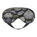 SSIMOO Pebble Stone Pattern Soft Sleep Eye Mask Female Breathable Eye Patch Perfect for Travel and Relaxation Black