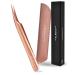 At the beauty tweezers Premium Edition including case eyelash tweezers straight pointed nail design accessories eyelash pliers artificial eyelashes extensions eyelashes tweezer guns rash enhancement rose