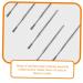 Spring Ear Pick Set - 6pcs Stainless Steel Spiral Ear Cleaner Kit - Buy Online on SooperMarket.com