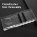 Buy Crystal Glass Eyelash Pallet - Durable Transparent Adhesive Holder for Extensions & Makeup - Buy Online on SooperMarket.com