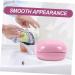 Anneome 2pcs Soap Box Bathroom Soap Holder Container with Lid Plastic Containers Soap Bar Bathroom Supplies Bar Soap Holder To Go Shower Soap Container Pink or Travel Soap Dish With Cover Pink 11.5X8X5CM - Buy Online on SooperMarket.com