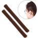 Harilla 2x Glasses Hangers | Slip-Resistant Sleeve Holders & Ear Pads | Soft Elastic Holders for Sunglasses - Brown - Buy Online on SooperMarket.com
