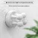 OSORD 8-Pack Silicone Toothbrush Holder & Razor Hooks - Self-Adhesive Multi-Purpose Bathroom Organizers | White - Buy Online on SooperMarket.com