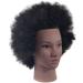 Tailor puppet female adjustable hairdresser training head hair shop window puppet cosmetics manicin head tailor bust stand (color: black) black