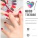 Buy KALLORY Heart-Shaped Stainless Steel Mixing Palette & Spatula Tool for Nail Art | Perfect for Salon & Home - International Shipping Available - Buy Online on SooperMarket.com