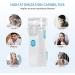 Portable Handheld Mesh Nebulizer Machine for Adults & Kids - Adjustable Mist, Ideal for Lung Problems - Travel & Home Use - Beige - Buy Online on SooperMarket.com