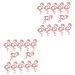 PRETYZOOM Candy Packaging 48 Pcs Lollipop Paper Package Lollipop Decorations Lollipop Decorate Cards Lollipop Stand Lollipop Holder Lollipop Craft Amazoncards Glitter Powder Hawaii Pink