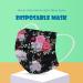 50pcs Floral Disposable Face Mask Adults 3Ply Colorful Paper Masks - Pack of 50 Count - Spring Summer Beautiful Printed Facemask for Men and Women - Flower-8 - Buy Online on SooperMarket.com