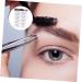 FOYTOKI 3 Sheets false eyebrows for men Transfer stickers stickers eyebrow peel off black 21x15cm Black 2 - Buy Online on SooperMarket.com
