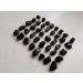 for 40pcs Lot Natural Black Tourmaline Rough Stone Rock Specimen60-70g s ningxiao - Buy Online on SooperMarket.com