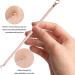 Blackhead Remover Pimple Popper Tool Kit - Professional Acne Extractor Set for Face & Nose - Blemish Whitehead Extraction Tools in Rose Gold Case - Buy Online on SooperMarket.com