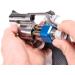 Pachmayr 02650 Competition Revolver Speedloader - Smith & Wesson J Frame .38 Special/.357 Magnum - 5 Shot - Blue/Silver - Buy Online on SooperMarket.com