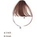 Hair Clip in Bangs Wispy Human Hair Bangs Hairpieces for Women Fringe Neat Faker Bangs with Temples Hairpieces for Party and Daily Wear(Wispy Bangs Dark Brown) Wispy Bangs Dark Brown - Buy Online on SooperMarket.com