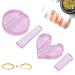 Buy Nail Art Minted Form Metal Frame - 2 Pieces Nail Metal Curve Making Kit for Stamping & Decorating - Buy Online on SooperMarket.com