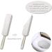 DDLuck 2 Pack Pumice Stone Cleaning Stones with Handle - Toilet Bowl Cleaner Hard Water Ring Remover Rust Grill Cleaner for Kitchen Bathroom & Household - Buy Online on SooperMarket.com