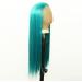 Emerald Green Synthetic Lace Front Wig - Long Straight Teal Wig for Black Women - Buy Online on SooperMarket.com