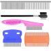 SKYPIA 5 Pcs Pet Grooming Kit for Long and Short Haired Dog Cat and Puppy, Gentle Pet Comb to Remove Tangle and Knots, Tear Stain Remover, Fine-Toothed Flea Tick Lice Dandruff Remover, Dog Grooming Supplies