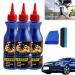 Scratch Repair Wax for Car Professional Car Paint Scratch Repair Agent Car Wax Scratch Remover Car Scratch Repair Wax with Wipe & Spong (3PCS)