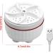 Portable Washing Machine Ultrasonic Cleaning For Washer Machine For Travel Dorm Apartment USB Auto S Washer Washer Machine For Sink - Buy Online on SooperMarket.com