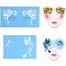 DIY Face Paint Makeup Stencil - Flower & Butterfly Body Coloring Tool for Parties Halloween & Kids' Makeup - Buy Online on SooperMarket.com