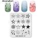 Alexnailart Nail Stamping Printing Plate Template Image Plate Stamper Scraper Star Pentagram Pattern Nail Art Decoration DIY Print Manicure Design FA027 - Buy Online on SooperMarket.com