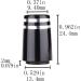 Golf Builder 10pcs .370 Ferrules for Taper Tip Iron Wedge - Double Rings - Buy Online on SooperMarket.com