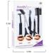 5PC Eyebrow Care Set - Professional Tweezers Curved Scissors & Shaving Brushes for Everyday & Travel Use - Durable Stainless Steel - Buy Online on SooperMarket.com