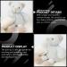 Warmhm Bear Doll & Sloth Plush Toy - Soothing Blanket for Baby Beds | Earth Color Cartoon Comfort | Soft PP Cotton Crib Toy - Buy Online on SooperMarket.com