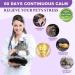 Calming Cat Collar for Anxiety Relief | Adjustable, Waterproof, Safe Pheromone Anti-Anxiety Treatment | Natural Calm for Kitten, Medium, Large Cats | Purple (2 Pack) - Buy Online on SooperMarket.com