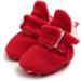 TMEOG Baby Booties Slippers | Infant Boots for Boys Girls | Winter Sock Crib Shoes 0-18 Months | 0-6 Months | Red - Buy Online on SooperMarket.com