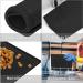 TORASO 2 Pack Silicone Waterproof Pet Feeding Mats (18x12) - Non Slip, Easy Clean, Prevents Food and Water Overflow - Dog & Cat Placemat - Black (2 pcs) - Buy Online on SooperMarket.com