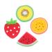 NOLITOY 4 Pcs Sponge Brush Body Body Sponge Natural pu Sponge Newborn Child Sponge Foam Sponge Kids Shower Sponge Body Brush red Bath Wipe Clean Bath Ball Fruit take a Bath