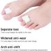 Washable Toe Separators Bunion Corrector 5 Pairs - Reduce Calluses, Relieve Pain - White - Buy Online on SooperMarket.com