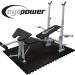 Buy EYEPOWER 4-Pack 1cm Floor Protection Mats - 63x63 Fitness Mat 1.6qm - Durable Edge-Protective Mats for Home Gym - Buy Online on SooperMarket.com