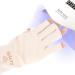 Exceart UV Nail Lamp Gloves - Cotton Finger Gloves for Women Manicure | UV Protection Hand Gloves in Flesh Color - Buy Online on SooperMarket.com