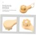 HAPINARY Face Exfoliator artificial fiber wooden handle wooden Pore Brush skin care tools washbasin skin care soft fur cleasing milk face dry brush dry brushing the face face scrub brush - Buy Online on SooperMarket.com