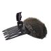YOUDING Invisible Flufffy Hair Pad | Sponge Bump Volume Hair Clip | Root Rise Hair Clip | Puff Clip Hair Head | Sponge Clip Front Hair Volume Clip Lift Bun Hair Clips Invisible False Hair Pad Coffee