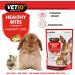 VETIQ Healthy Bites Small Animals Variety Pack 4x30g For Hamster Guinea Pig & Rabbit Treats Odour control Nutrition booster immune system care calming remedy dental care with no preservatives 30 g (Pack of 4) Variety Pack 4x30g - Buy Online on SooperMarket.com