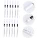 Mikinona 72 Pcs Eyeliner Pencil White Eye Liner Pencial Highlighter Pencil Makeup Eyes Lip Liner Wooden Pole - Buy Online on SooperMarket.com