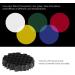 Aluminium Conical Studio Snoot Kit with Grid, Filters for Bowens Mount Flash Light - Buy Online on SooperMarket.com