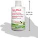 Liquid Calcium Magnesium Formula with Vitamin D Vitamin E and Zinc - Maintain Healthy and Stronger Bones - 500ml - Vanilla Spearmint Flavor - Non-GMO Gluten Free Sugar Free - Made in Canada - Buy Online on SooperMarket.com