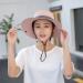 NPQQUAN Sun Hat for Women Men - 2 PCS Wide Brim UPF 50+ Fishing Bucket Beach Hats with Ponytail Hole - Pink/Grey - Buy Online on SooperMarket.com