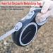 Etechydra Dog Retractable Leash 5m/16ft Gray - Heavy Duty Nylon Tape Leash with Anti-Bite Steel Chain for Medium Large Dogs - Buy Online on SooperMarket.com