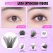 Rxuaw DIY Eyelash Extension Kit Lash Clusters 12 Rows Cluster Lashes with Glue and Tweezer for Lash Extension Beginners Outfit - Buy Online on SooperMarket.com