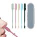 5Pcs Double Sided Nose Hair Knife Nose Hair Trimmer Nasal Hair Cutter 360 Degree Rotating Washable Portable Nasal Hair Cutter Nostril Hair Trimmer Nose and Ear Trimmer for for Men and Women